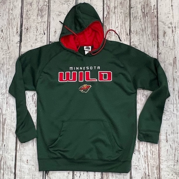 Minnesota Wild Stitched NHL Hockey Sports Pullover Sweatshirt - Picture 1 of 4